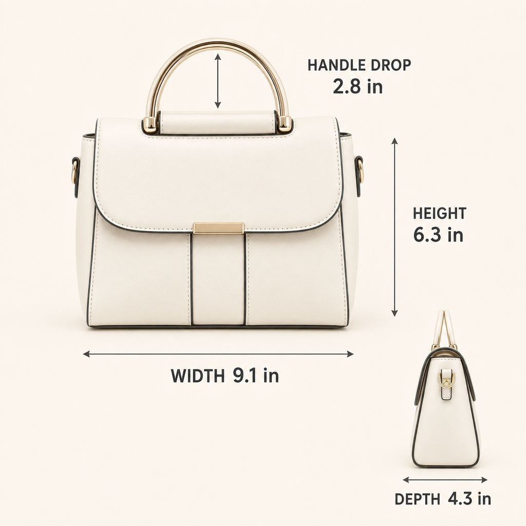 Mini Handbag Women’s Structured Top Handle Satchel