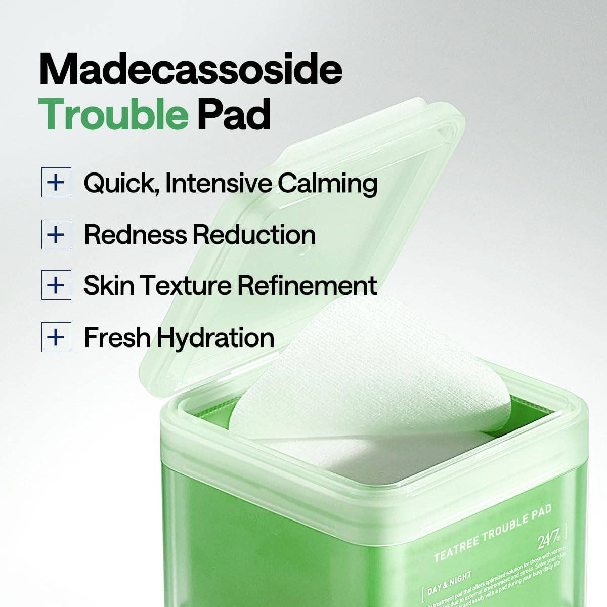 K-Beauty Direct - Mediheal Teatree Trouble Toner Pad – Almohadillas de Gasa Veganas Calmantes y Suavizantes para Piel Propensa al Acné | Venta al por Mayor de K-Beauty