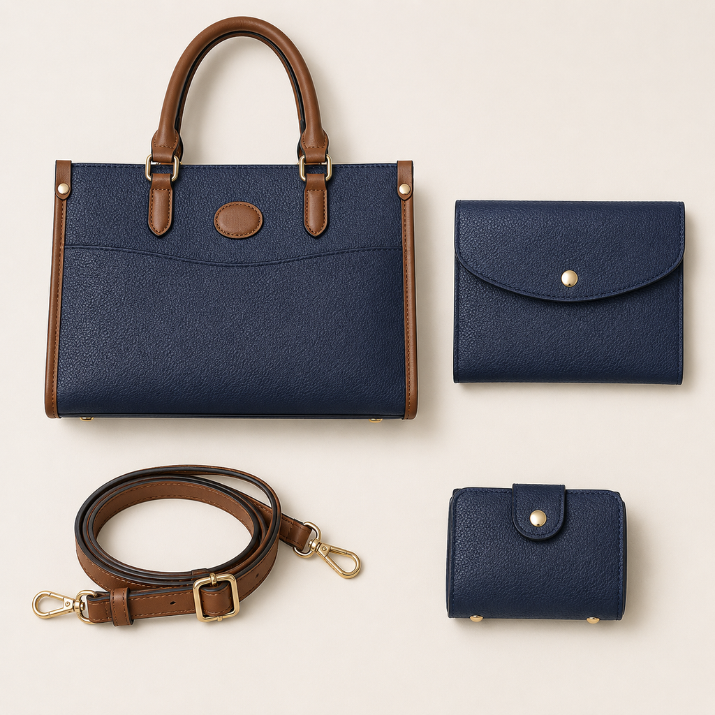 Handbag Marina 3-Piece Women’s - Handbag Set – Handbag, Wallet & Card Holder