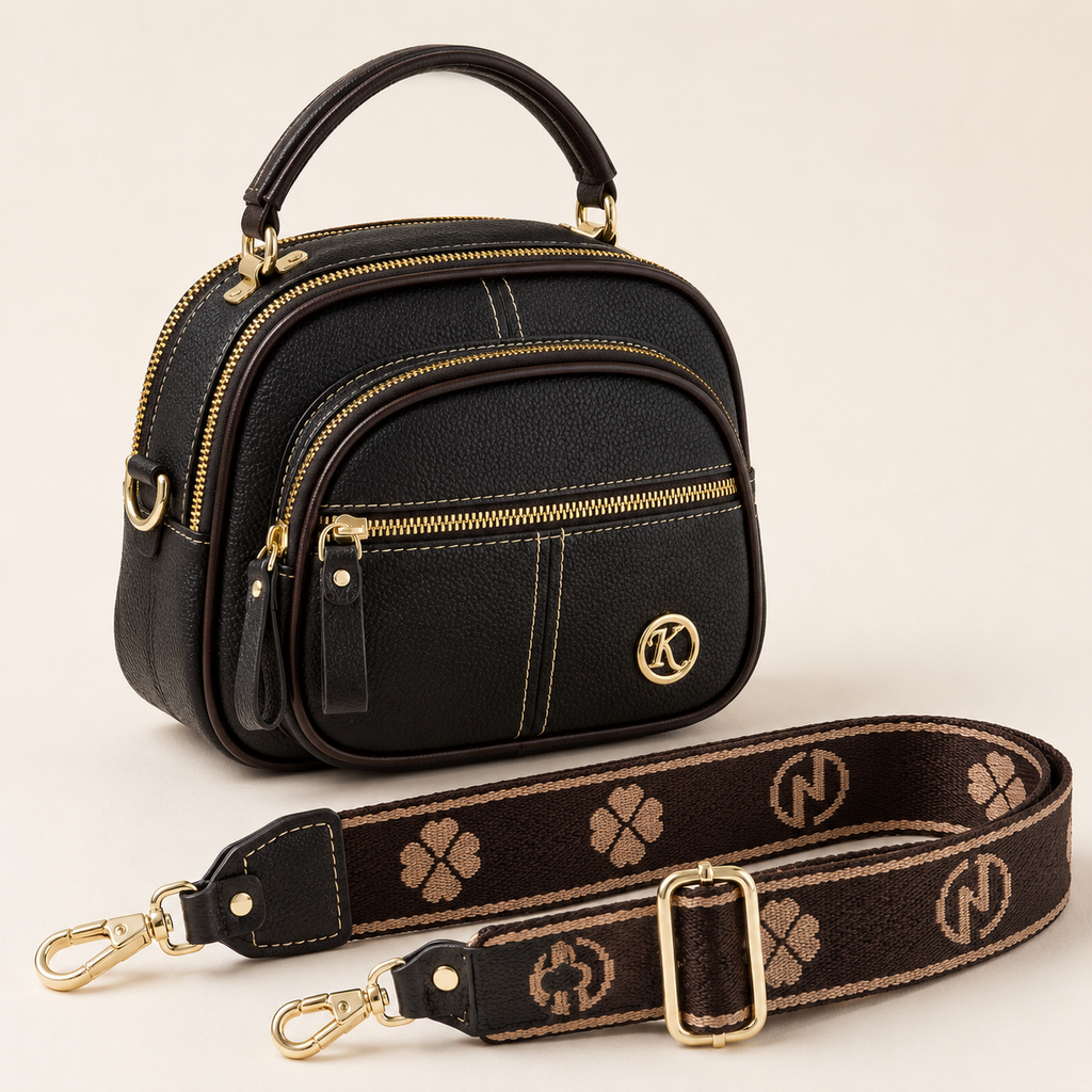 Luna Handbag Mini Backpack-Style Crossbody Bag with Wide Adjustable Strap