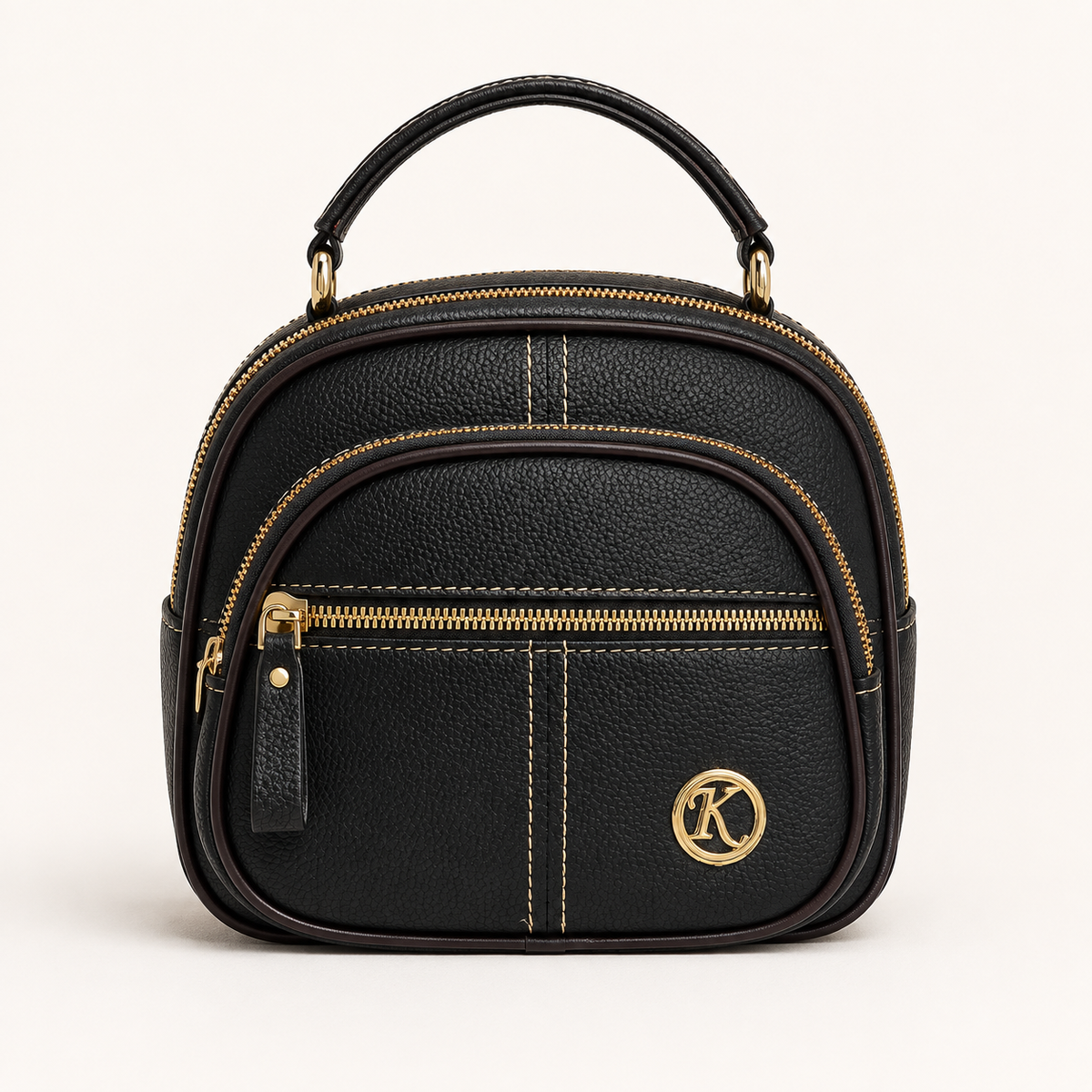 Luna Handbag Mini Backpack-Style Crossbody Bag with Wide Adjustable Strap