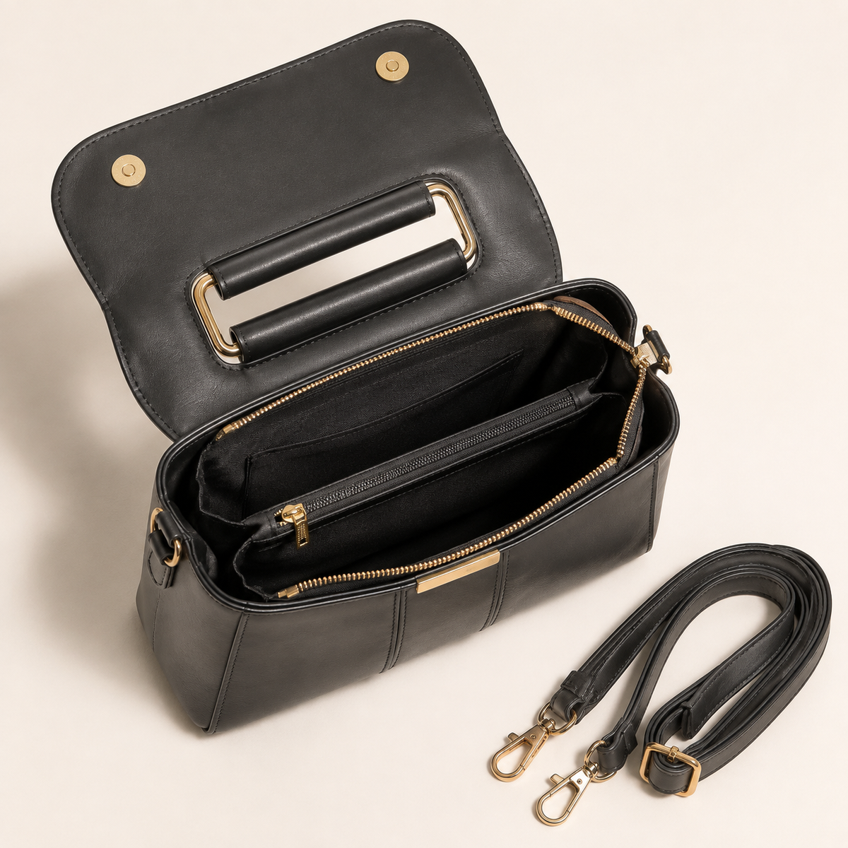 Mini Handbag Women’s Structured Top Handle Satchel