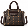 Valencia Structured Satchel Handbag – Brown Top Handle Shoulder Bag with Adjustable Strap