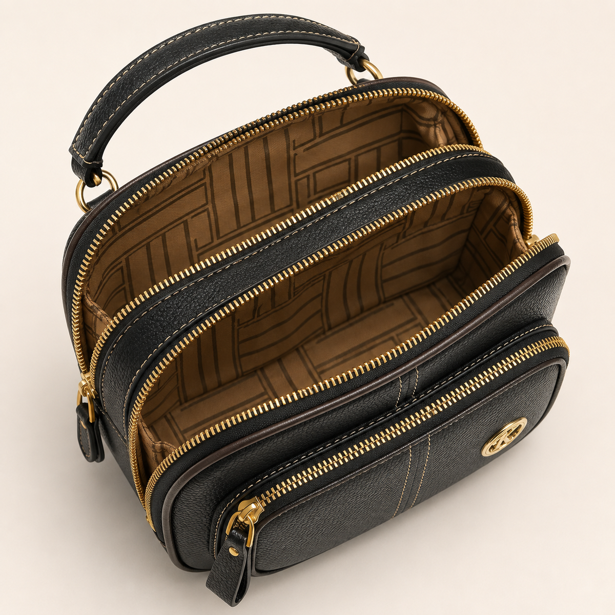 Luna Handbag Mini Backpack-Style Crossbody Bag with Wide Adjustable Strap