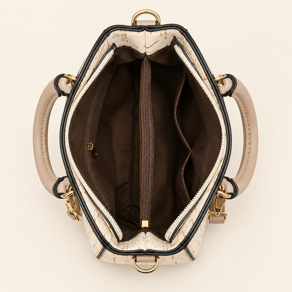 Handbag Mini Structured Satchel with Adjustable Crossbody Strap