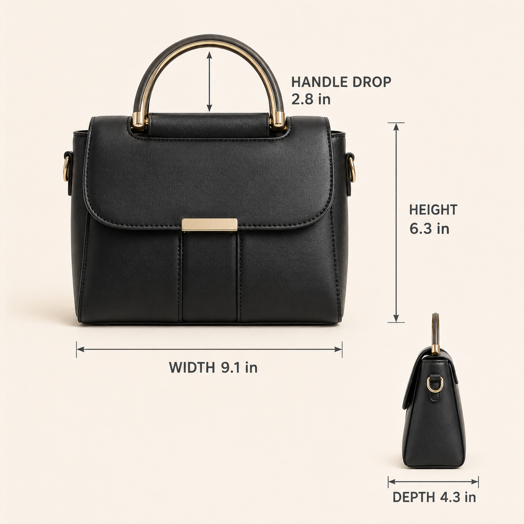 Mini Handbag Women’s Structured Top Handle Satchel